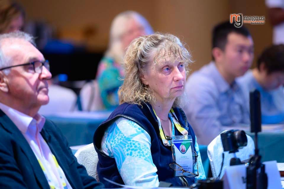 Jane Murray captivated by the Presentations
