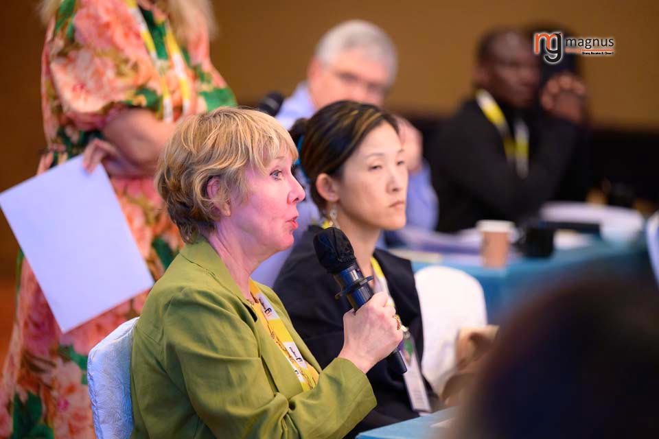 Ineke Crezee in Discussion During Q a